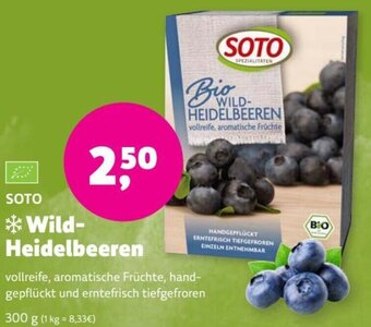 Denn's Biomarkt SOTO *Wild-Heidelbeeren 300 g Angebot