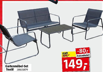 Bauhaus Gartenmöbel-Set Textil 28633879 Angebot