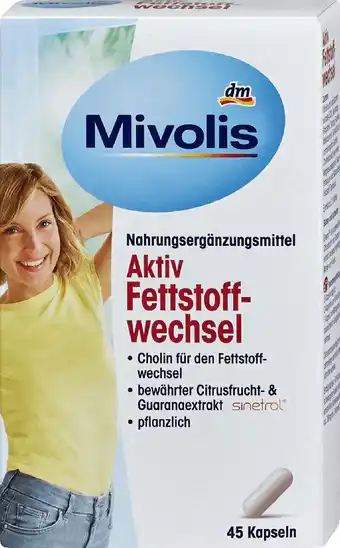 dm Mivolis aktiv fettstoffwechsel kapseln Angebot