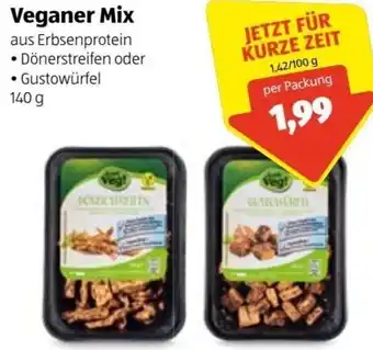 Hofer Veganar Mix 140g Angebot