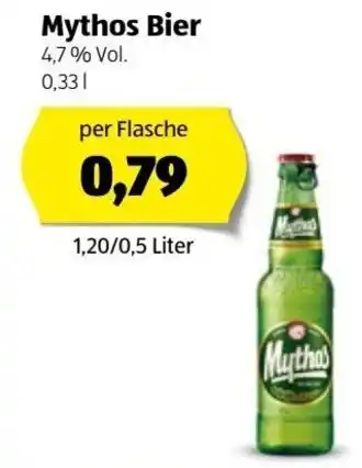 Hofer Mythos Bier 0,33L Angebot