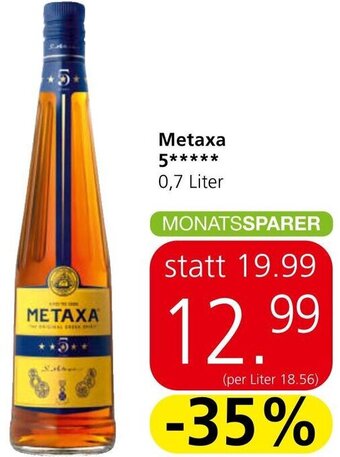 Spar Metaxa 5 0,7 Liter Angebot