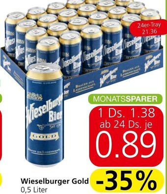 Spar Wieselburger Gold 0,5 Liter Angebot