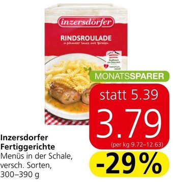 Spar Inzersdorfer Fertiggerichte  300-390 g Angebot