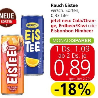 Spar Rauch Eistee versch. Sorten, 0,33 Liter Angebot