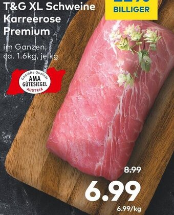 T&G T&G XL Schweine Karreerose Premium Angebot