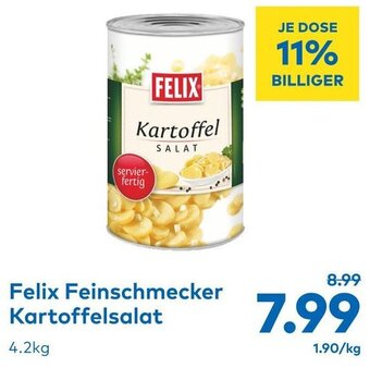 T&G Felix Feinschmecker Kartoffelsalat 4.2kg Angebot