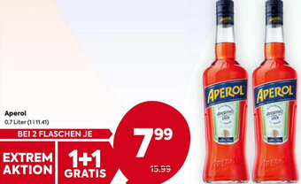 Billa Aperol 0,7 Liter Angebot