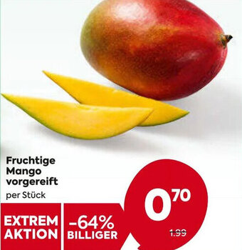 Billa Fruchtige Mango vorgereift per Stück Angebot