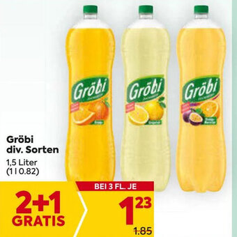 Billa Gröbi div. Sorten 1,5 Liter Angebot
