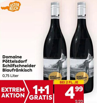 Billa Domaine Pöttelsdorf Schilfschneider Blaufränkisch 0,75 Liter Angebot