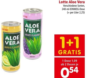 Interspar Lotte Aloe Vera 240 ml Angebot