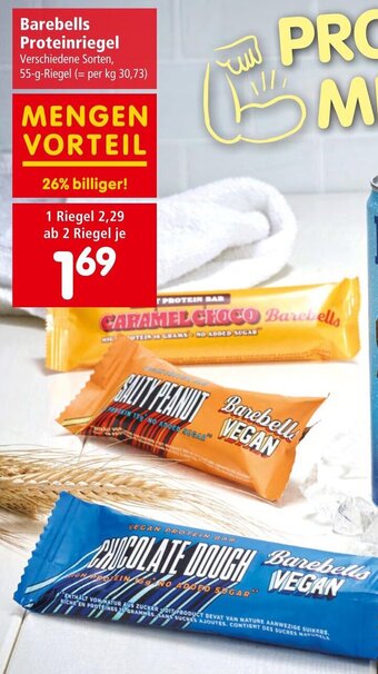 Interspar Barebells Proteinriegel 55-g-Riegel Angebot