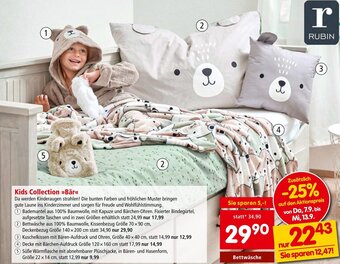 Interspar Kids Collection >>Bär«< Bettwäsche Angebot