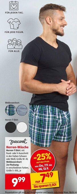 Interspar Herren-Wäsche Herren-T-Shirt Angebot