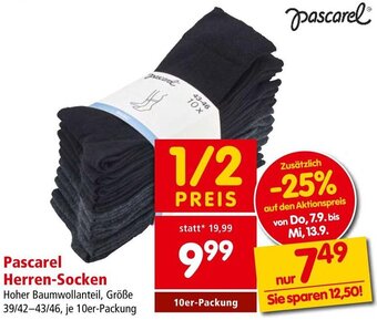 Interspar Pascarel Herren-Socken 10er-Packung Angebot