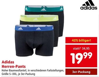 Interspar Adidas Herren-Pants 3er-Packung Angebot