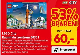 Interspar LEGO City Raumfahrtzentrum 60351 Angebot