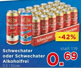 Unimarkt Schwechater oder Schwechater Alkoholfrei 0,5 I-Dose Angebot