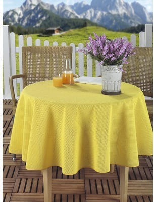 Hornbach Gartentischdecke gelb ø 160 cm Angebot