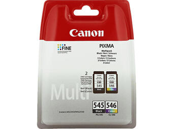 Media Markt Canon tintenpatronen multi-pack black+colour pg-545/cl-546 (8287b005) Angebot