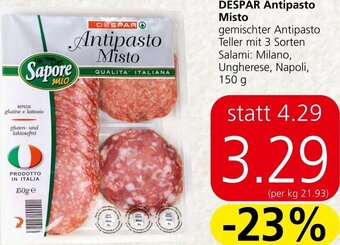 Spar DESPAR Antipasto Misto 150 g Angebot