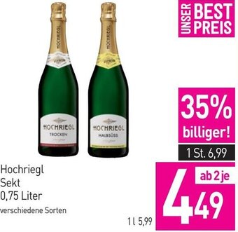 Sutterlüty Hochriegl Sekt 0,75 Liter Angebot