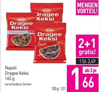 Sutterlüty Napoli Dragee Keksi 165 g Angebot