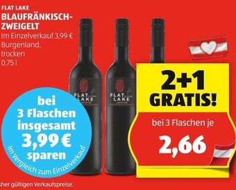 Hofer FLAT LAKE BLAUFRÄNKISCH-ZWEIGELT 0,75 LAKE Angebot