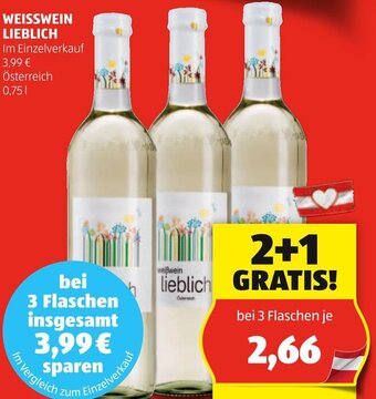 Hofer WEISSWEIN LIEBLICH Angebot
