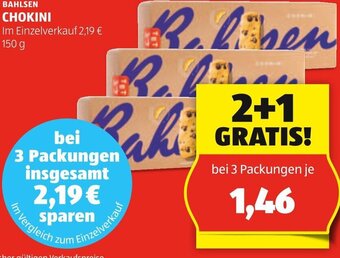 Hofer BAHLSEN CHOKINI 150 g Angebot