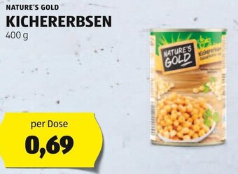 Hofer NATURE'S GOLD KICHERERBSEN 400 g Angebot