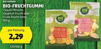 Hofer BIO NATURA BIO-FRUCHTGUMMI 200 g Angebot