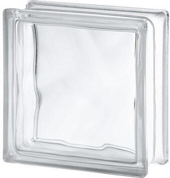 Hornbach Glasbaustein wolke weiss 19 x 19 x 8cm Angebot