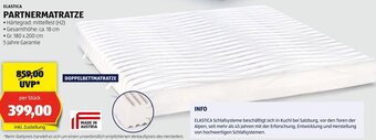 Hofer ELASTICA PARTNERMATRATZE Angebot