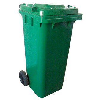 Bauhaus Mülltonne mit deckel (grün, 120 l, kunststoff) Angebot