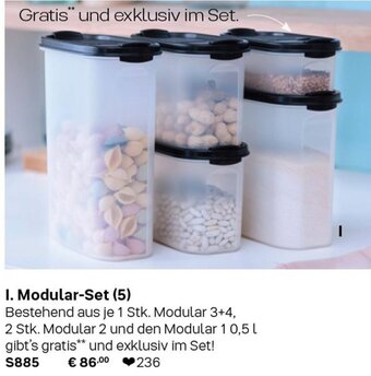 Tupperware Modular-Set (5) Angebot