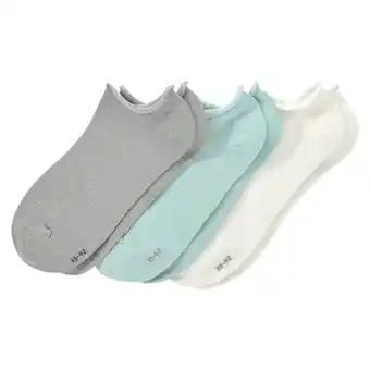 Ernsting's family 3 paar damen sneaker-socken mit effektgarn Angebot