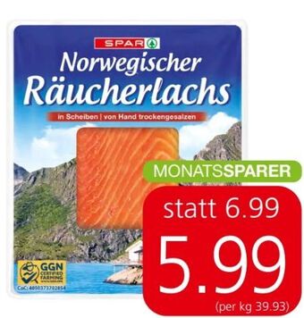Spar Norwegischer räucherlachs Angebot
