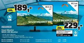 Conrad Samsung Monitor M50A LED-Monitor Angebot