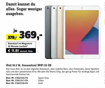 Conrad Ipad 10.2 (8. Generation) WiFi 32GB Angebot