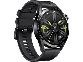 Media Markt Huawei watch gt 3 active 46mm schwarz mit sportarmband smartwatch Angebot