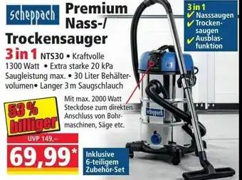 Norma Premium Nass-/ Trockensauger 3in1 Angebot