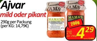 Wurstico Ajvar mild oder pikant 290 g Angebot