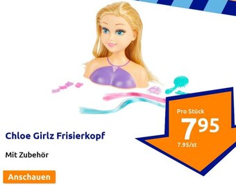Action Chloe Girlz Frisierkopf Angebot
