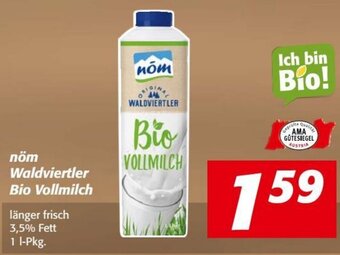 Nah&Frisch nöm Waldviertler Bio Vollmilch Angebot