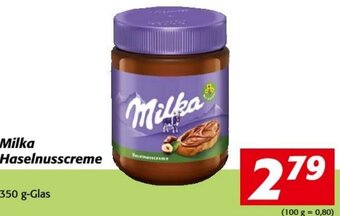 Nah&Frisch Milka Haselnusscreme 350 g-Glas Angebot