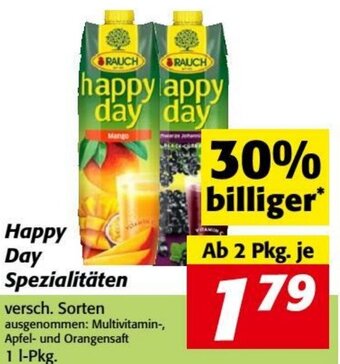 Nah&Frisch Happy Day Spezialitäten Angebot