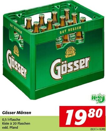 Nah&Frisch Gösser Märzen 0,5 l-Flasche Angebot