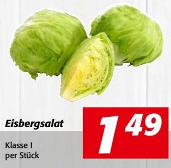 Nah&Frisch Eisbergsalat Klasse I per Stück Angebot